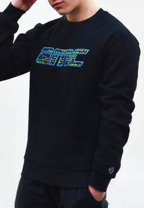 Classic 'All Men' Multicoloured Sweatshirt / Black