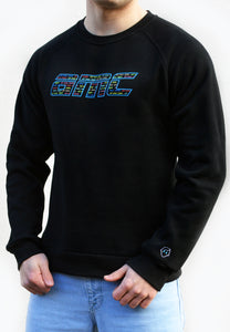 Classic 'All Men' Multicoloured Sweatshirt / Black