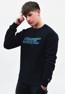 Classic 'All Men' Multicoloured Sweatshirt / Black